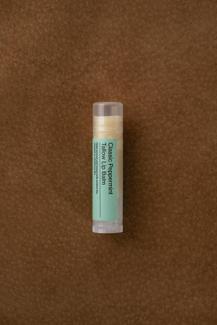 Classic Peppermint Lip Balm - Regenerative Tallow®- .15 oz