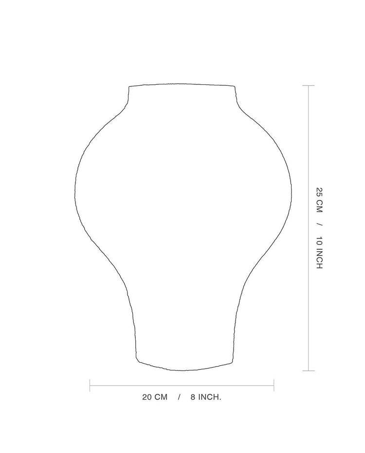 Ceramic Vase ‘Dal - Negative Small Rounds’