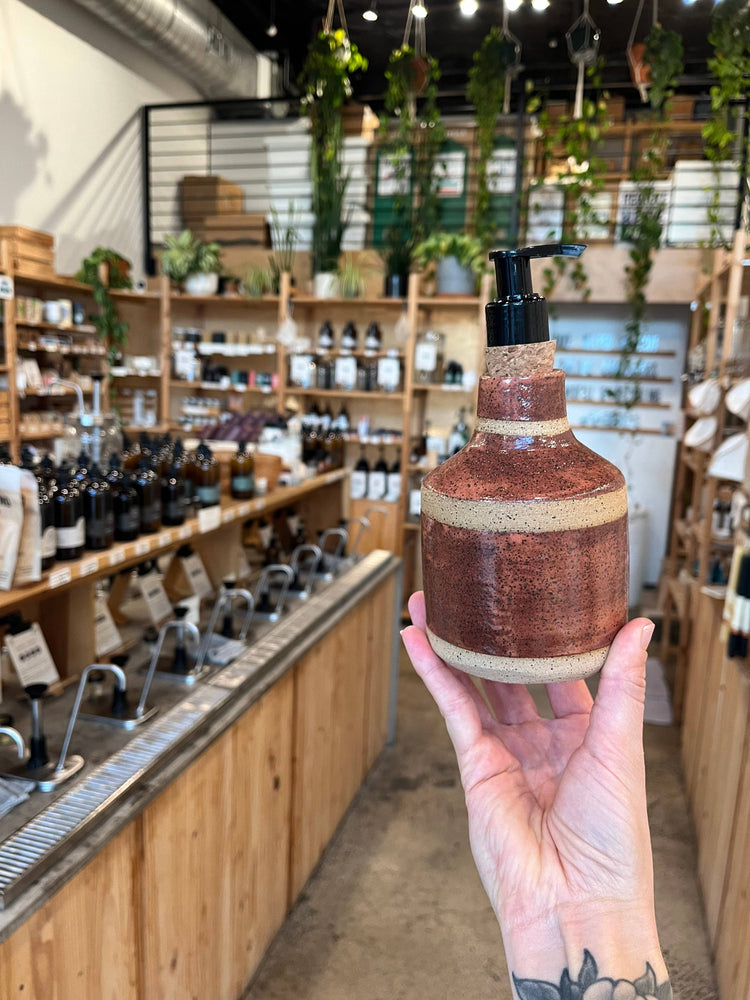 Soap Dispenser: Burgundy