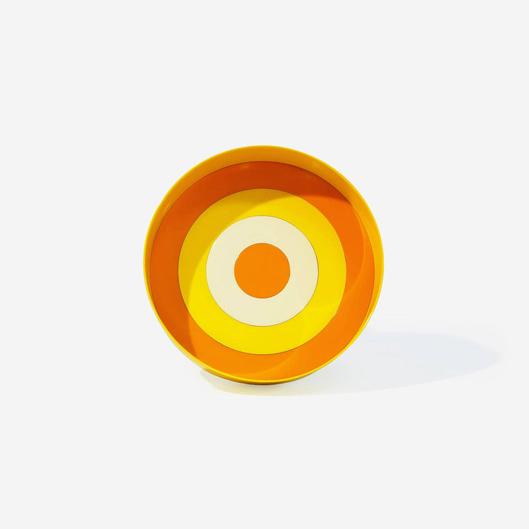 Loop Serving Bowl – Yellow & Cream