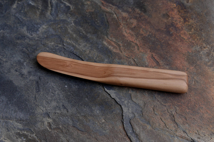 Handcrafted wood butter knife