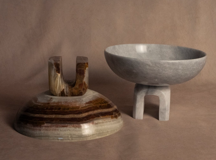 Heirloom Raised Arched Bowl - Onyx