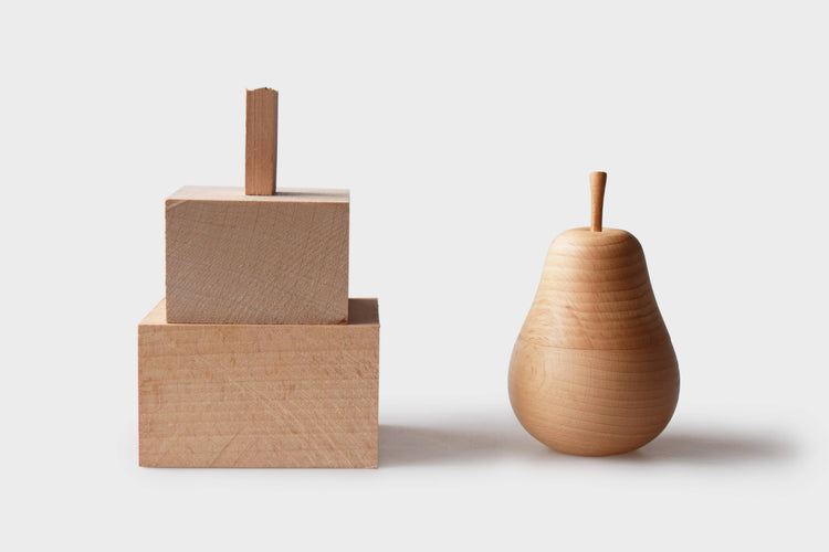 Pear Toothpick Holder – Handcrafted/ Natural Storage Box