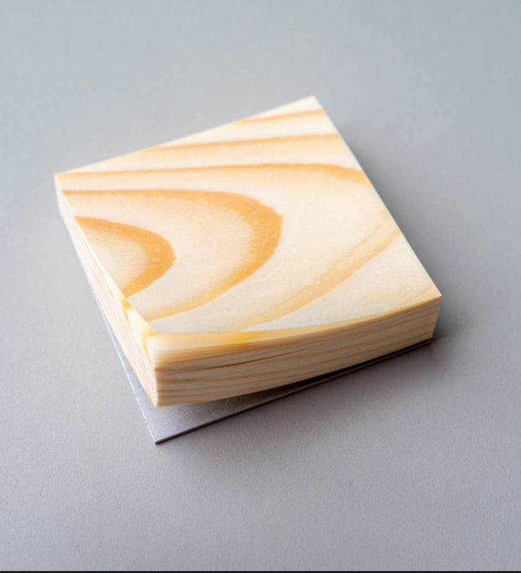 Handcrafted Wood leaf notepad