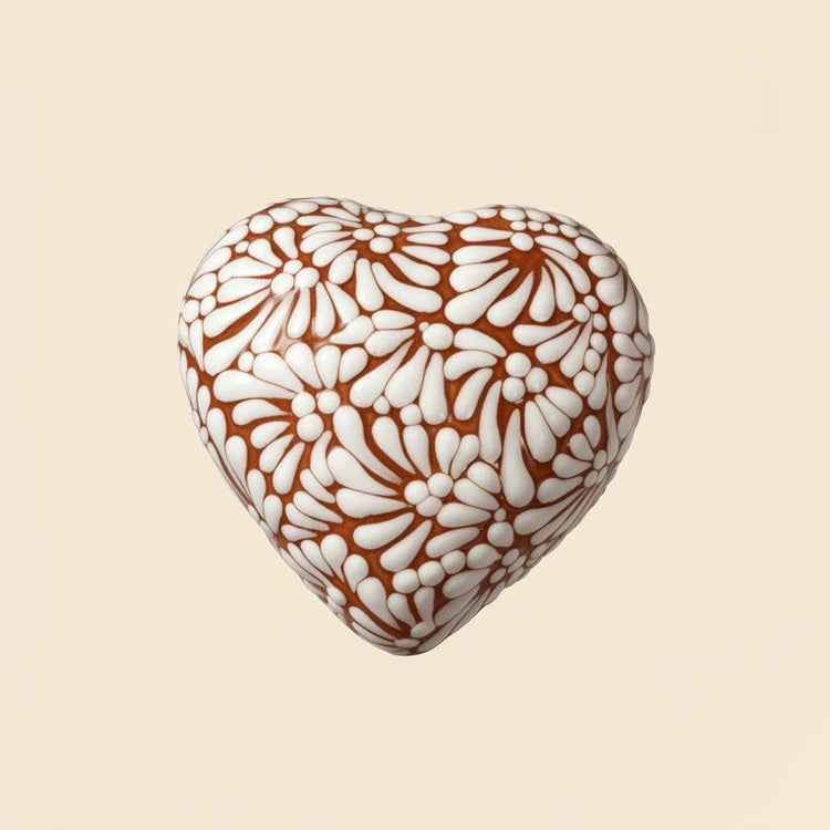 Brick and White Heart Box