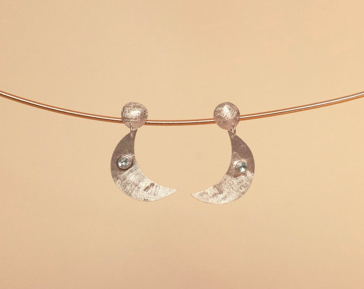 Aku Earrings Silver