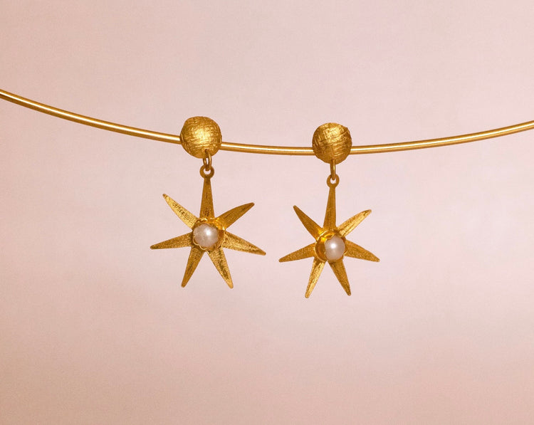 Atlas Gold Earrings