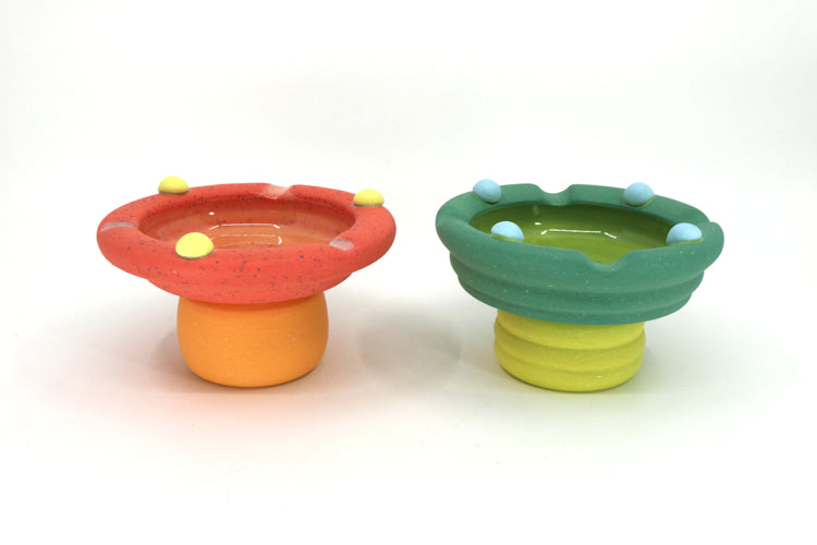 Footed Ashtrays