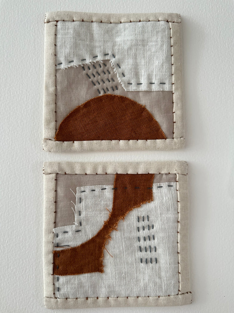 Hand Stiched Quilted Coasters