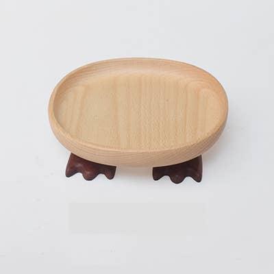 Bigfoot Storage Tray: Black walnu