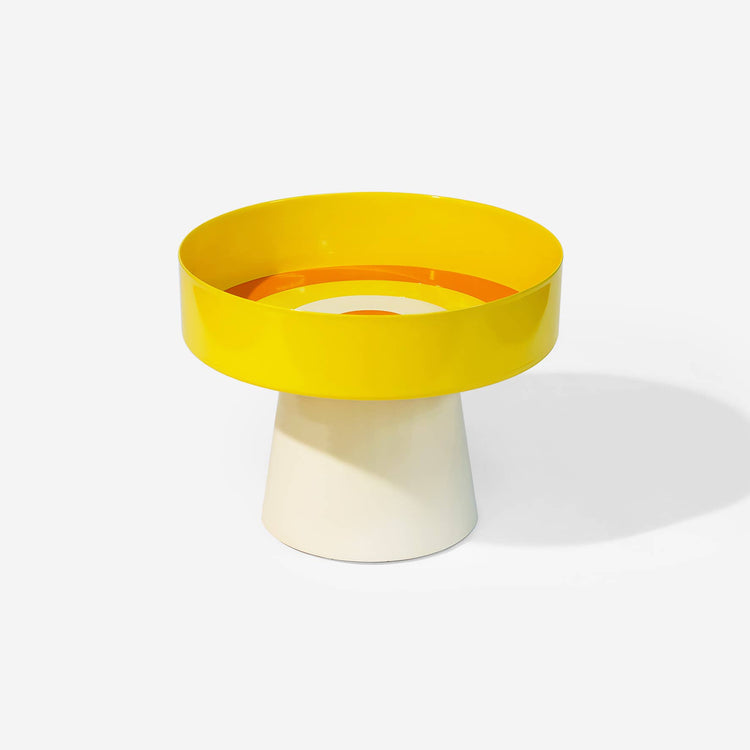 Loop Serving Bowl – Yellow & Cream