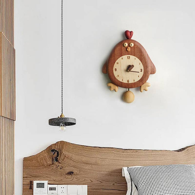 Chick-a-Tick Clock - Handmade Wooden Wall Clock