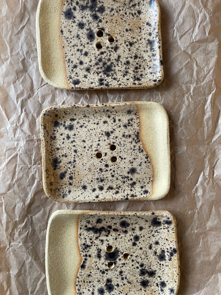 Handmade Ceramic Soap Dish – Sandstone