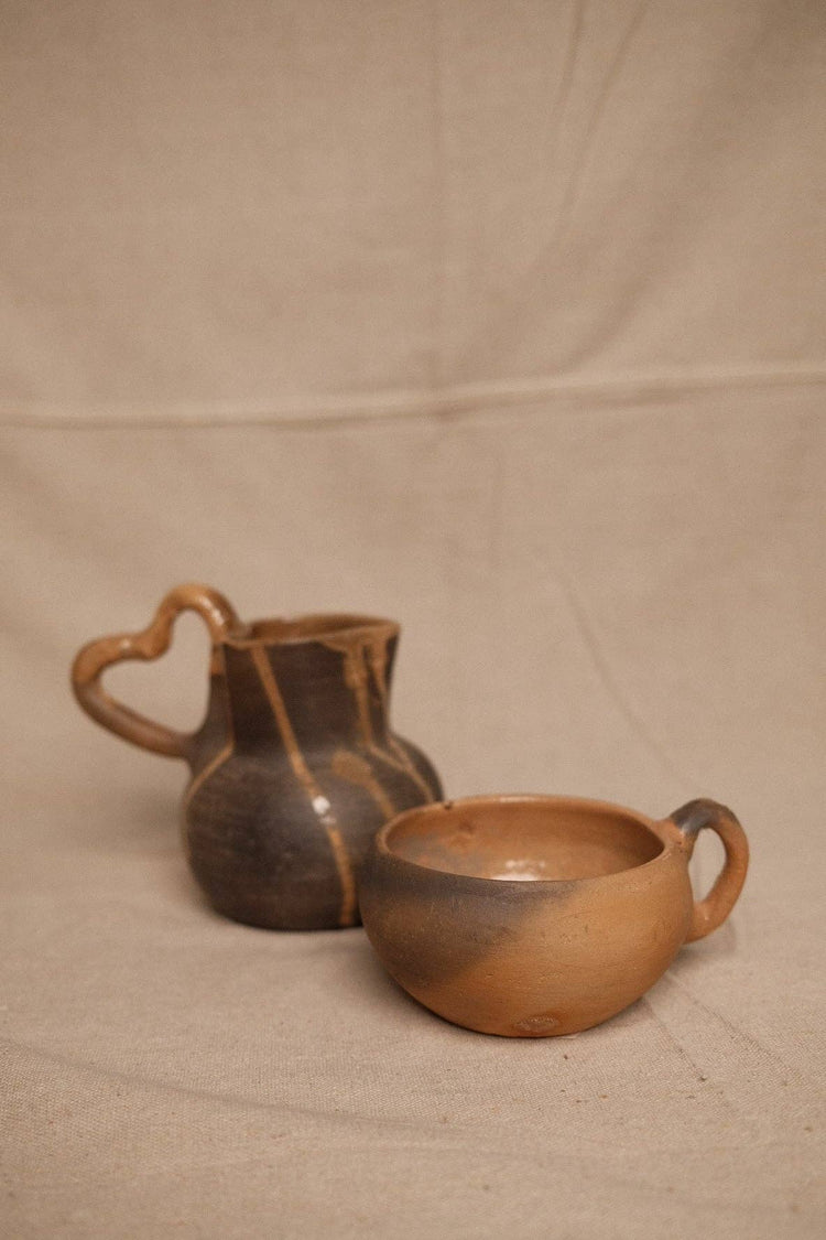 Barro Negro Heart Jug: Small