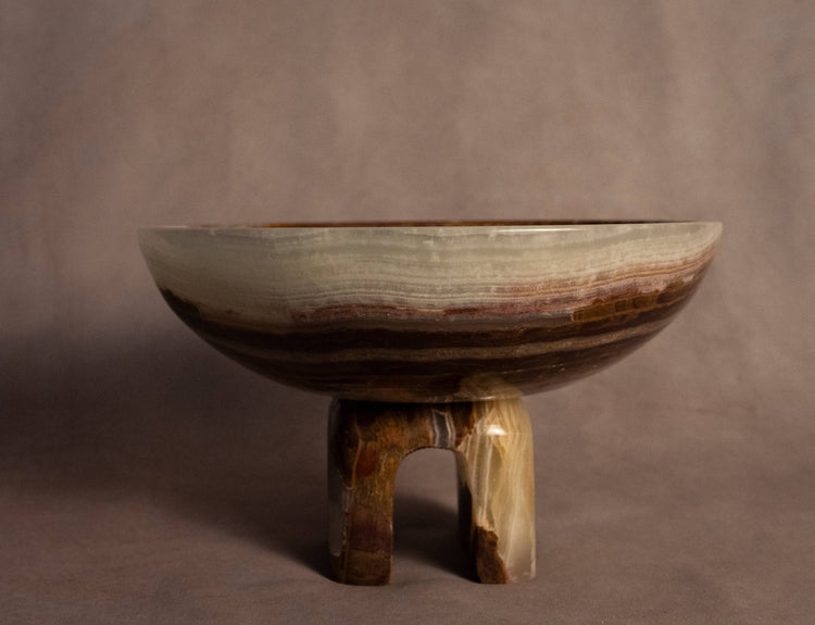 Heirloom Raised Arched Bowl - Onyx