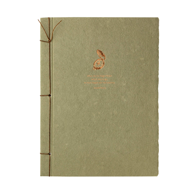 Wendell berry letterpress inspiration journal