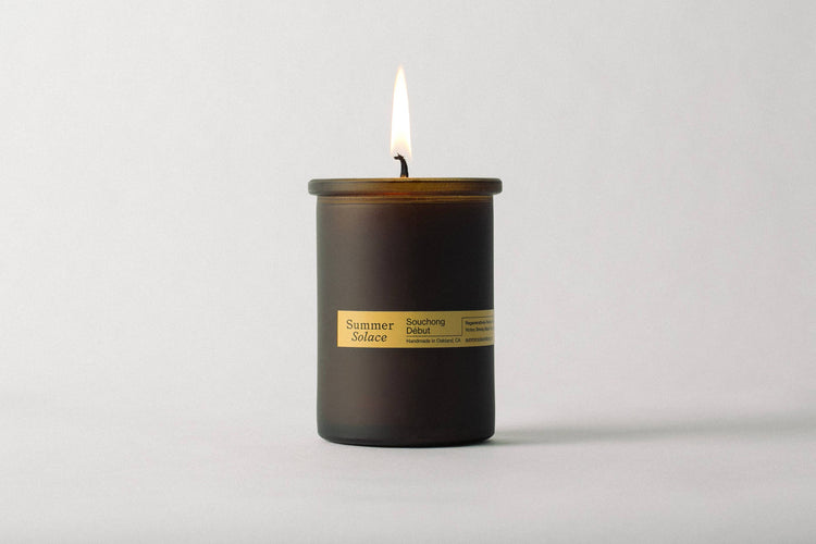 Souchong Debut (Black Tea & Vetiver) Tallow Candle- 6 oz