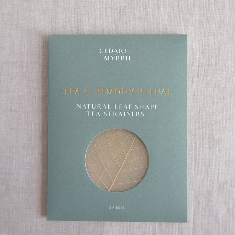Natural Leaf Shape Tea Strainers