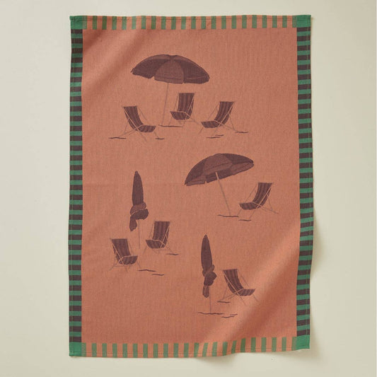 Dishcloth jacquard Plein soleil rose: 50x70 cm