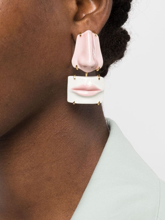 Nose Mouth Earrings