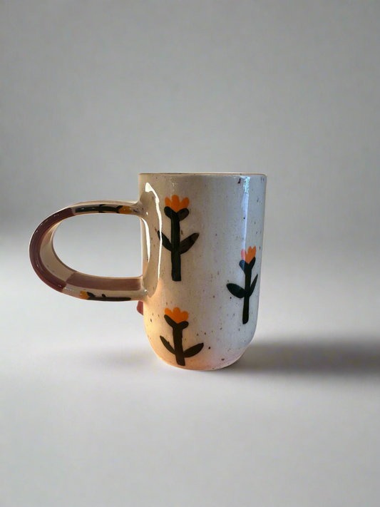 Flower Slab Mug