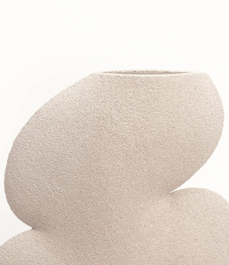 Ceramic Vase 'Ellipse N°1 - White'