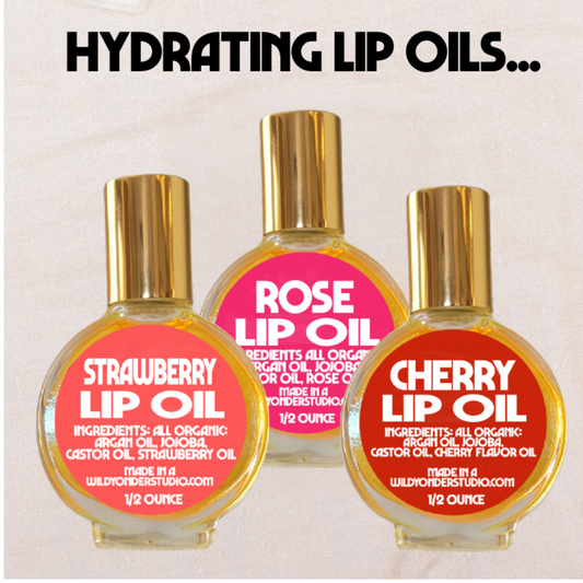 Hydrating Lip Oil Gloss: CHERRY
