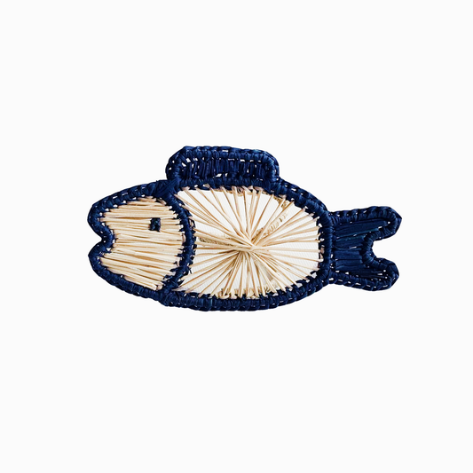 Fish Iraca Napkin Ring - Straw Raffia Tableware