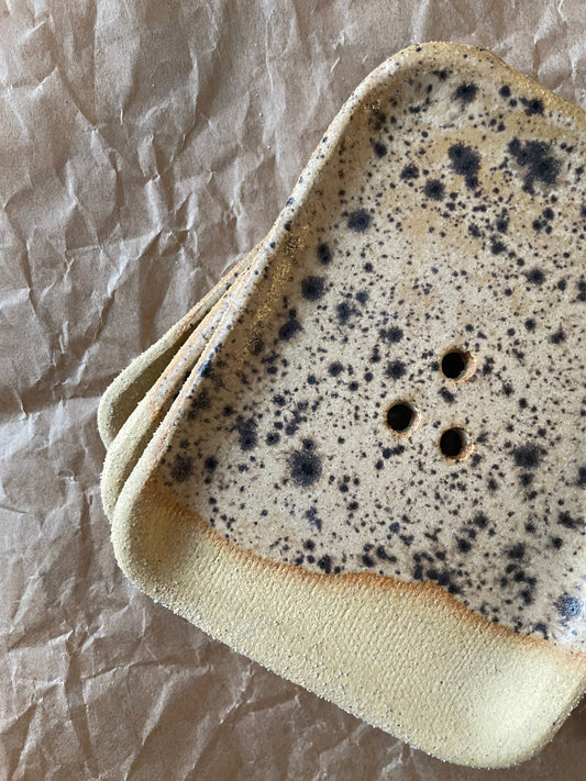 Handmade Ceramic Soap Dish – Sandstone