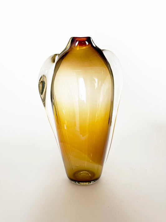 Signed Art Glass Vase