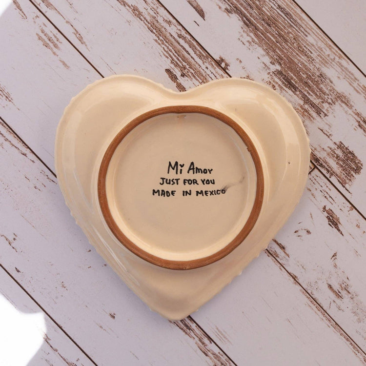 Cream Cloud - Heart Plate: Cream