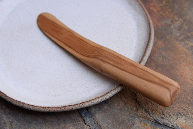 Handcrafted wood butter knife