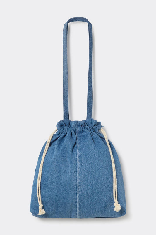 Denim sack bag