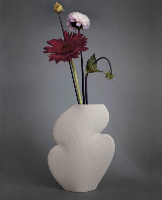 Ceramic Vase 'Ellipse N°1 - White'