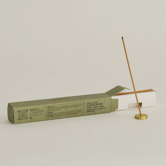 Aged Indian Sandalwood Incense Stick Set – 30 Sticks