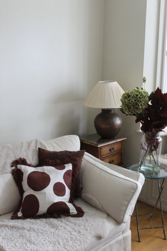 Tufted Linen Cushion Cover