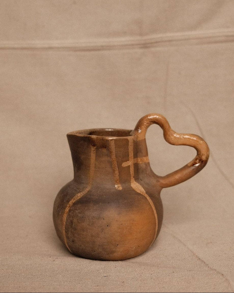 Barro Negro Heart Jug: Small