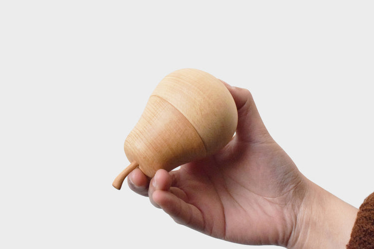 Pear Toothpick Holder – Handcrafted/ Natural Storage Box