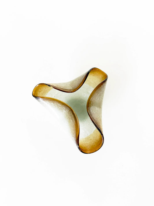 Murano Pulegoso Curled Dish