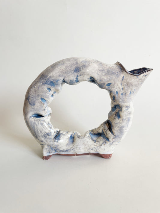 Ceramic Ring Shaped Vessel