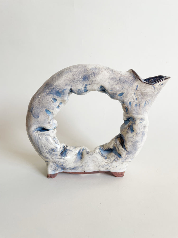 Ceramic Ring Shaped Vessel