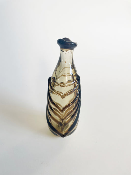 Swirled Studio Glass Bottle