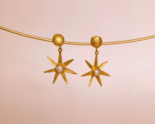 Atlas Gold Earrings