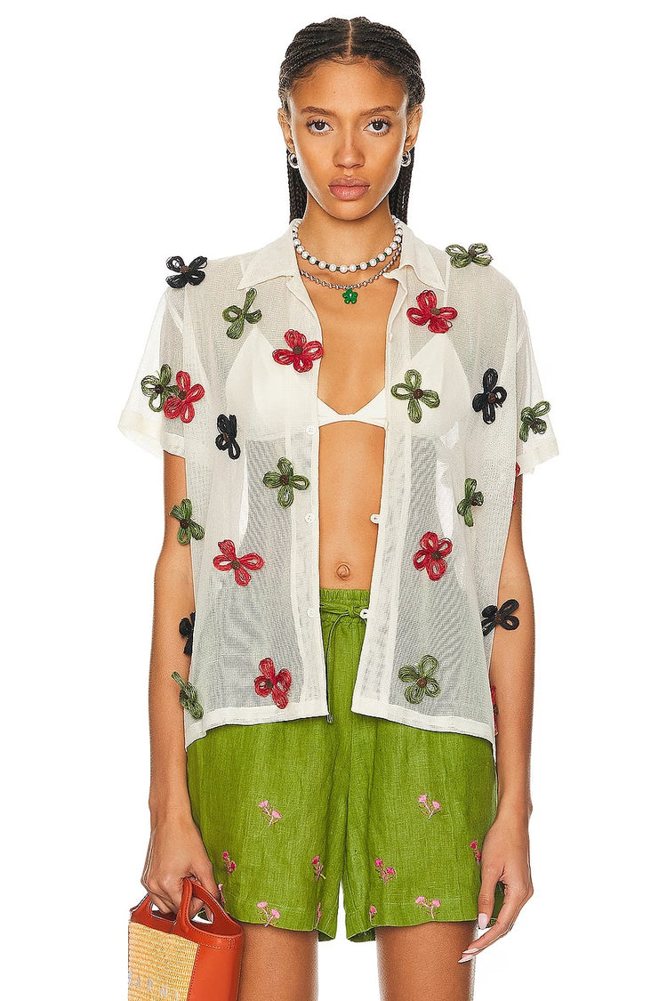 3D Flower Shirt