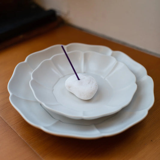 Tokyo Kodo White Stone Incense Holder