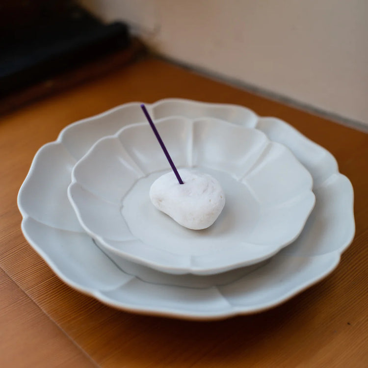 Tokyo Kodo White Stone Incense Holder