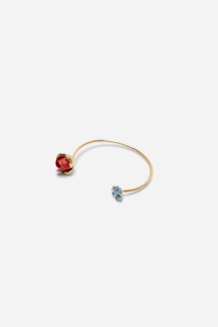 Rosebud and Petunia Bracelet