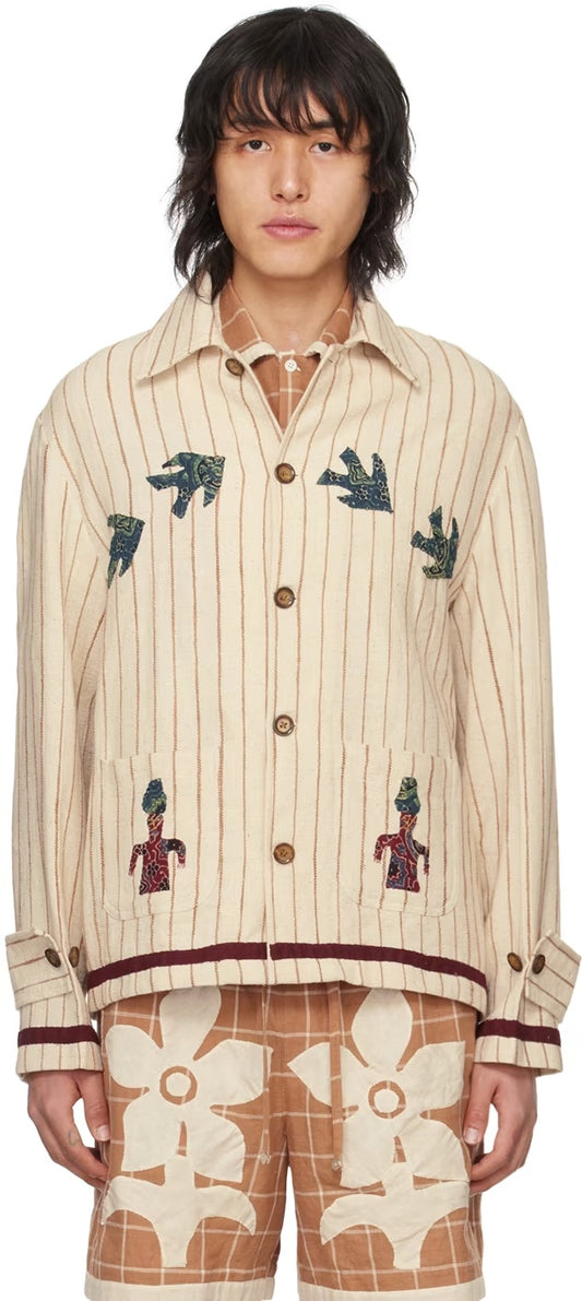 NARRATIVE APPLIQUE JACKET