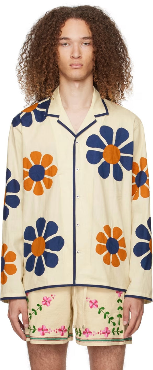 Off-White Daisy Appliqué Shirt