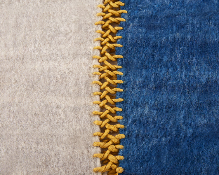 Two Color Wool Blanket